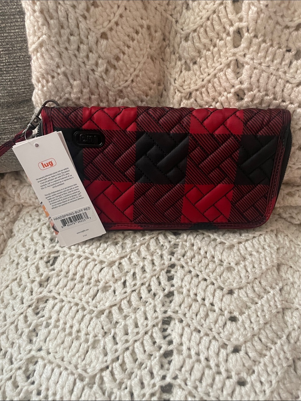 NWT- Lug Handspring Buffalo Check Red